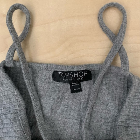 Ribbed crop tank top - Picture 3 of 3